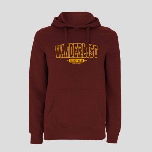 Sudadera Burdeos Wanderlust